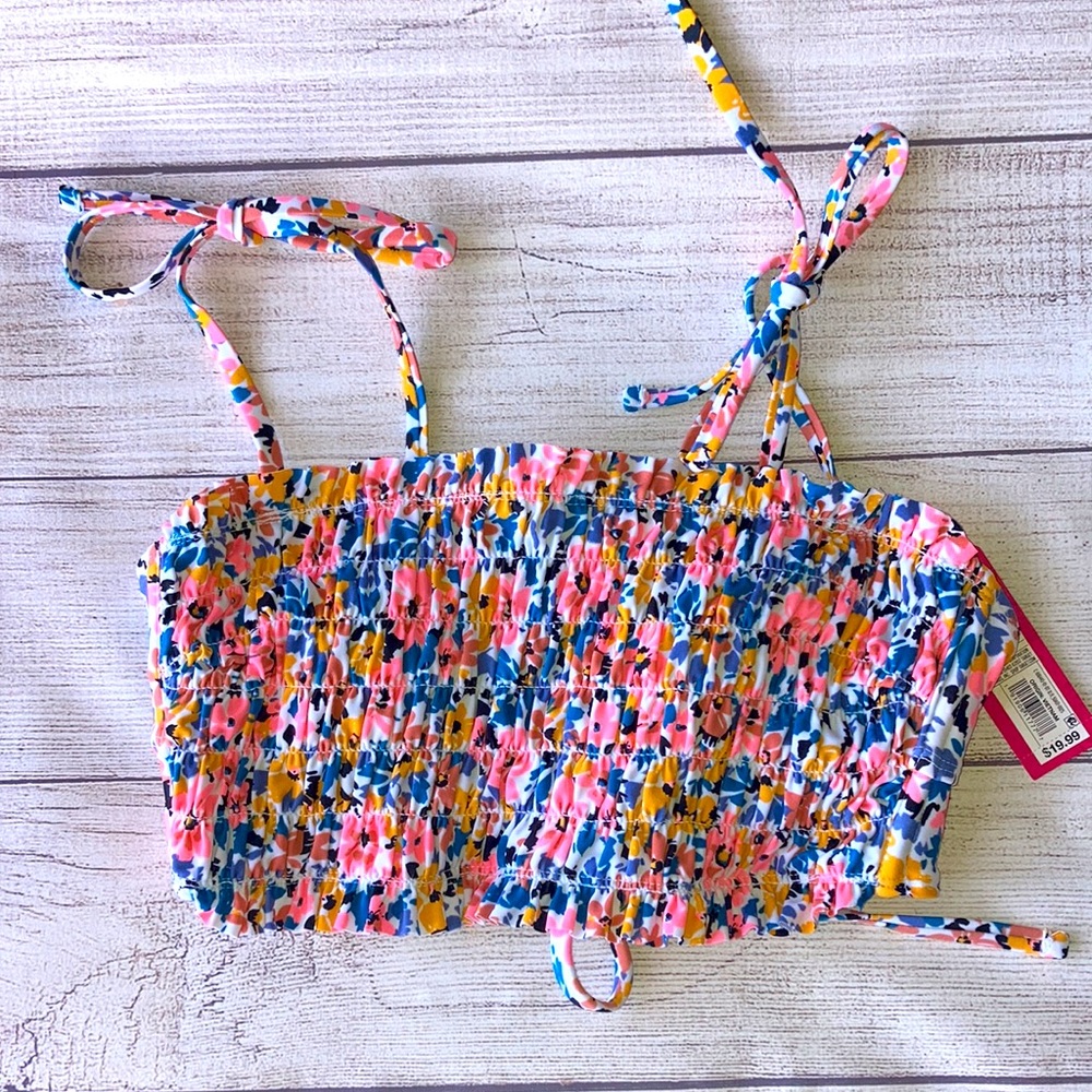 Beautiful Floral Bikini Top